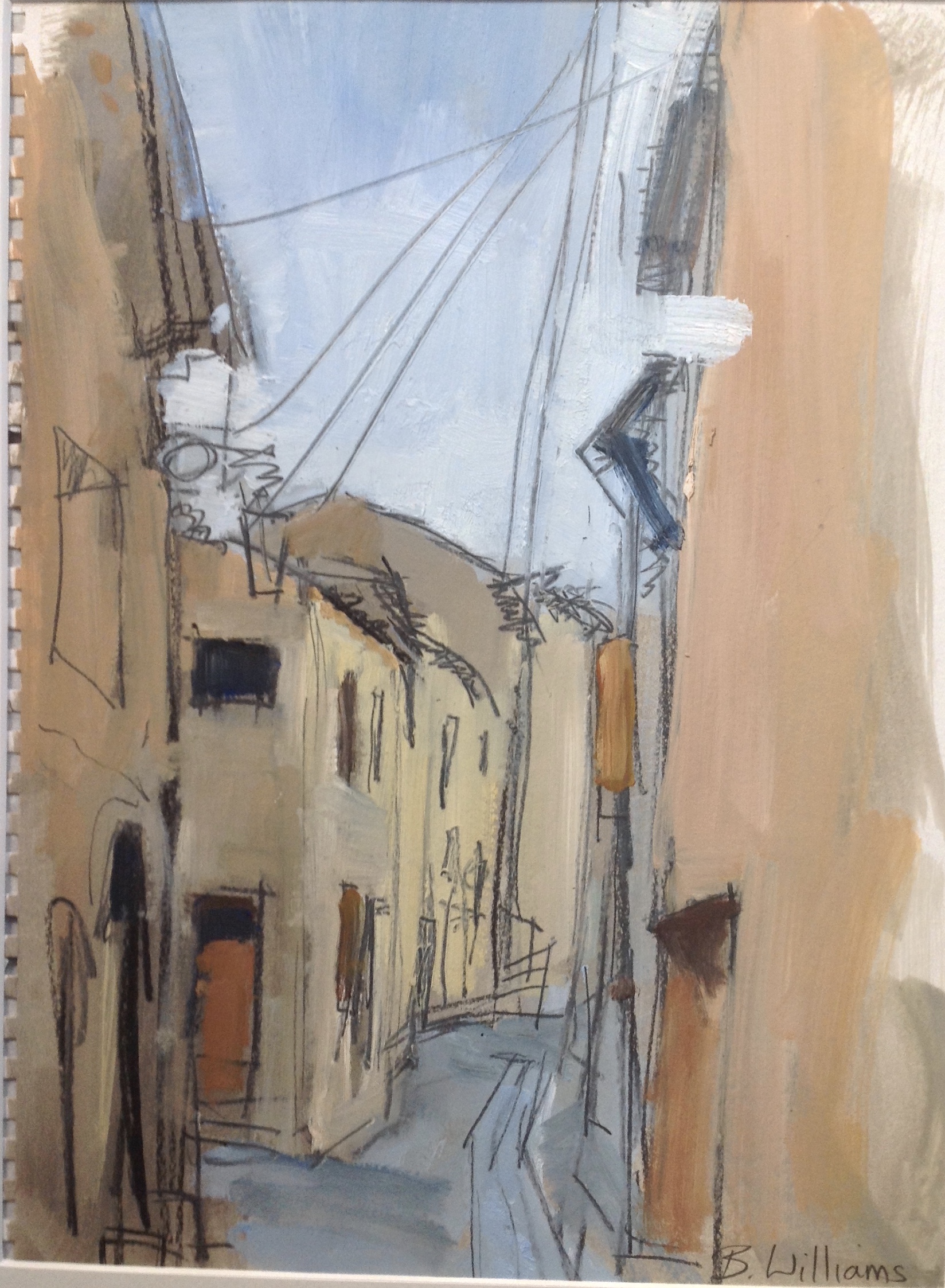 oil on paper. 2019. £340 Bruce Williams Artist